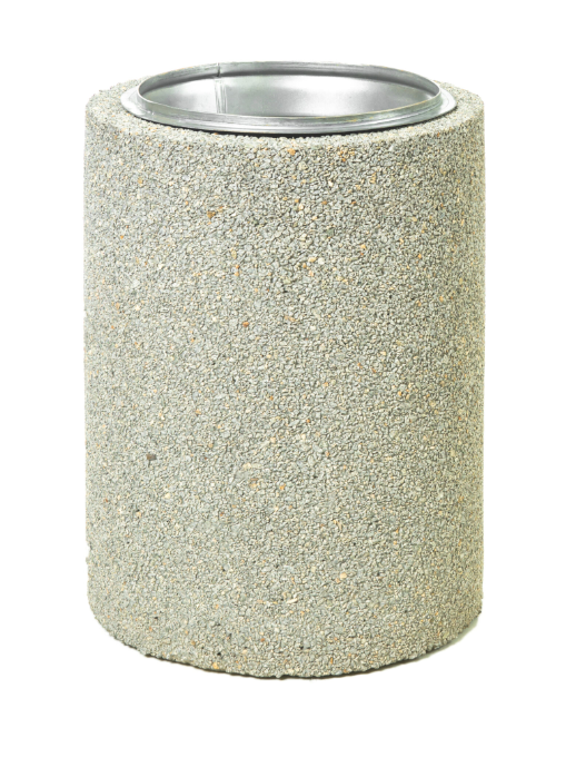Cos stradal de gunoi  Beton  Gri  40 L